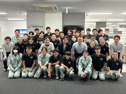 一建設 奈良商工高生に現場見学会・体験会 建築工学科3年生34人