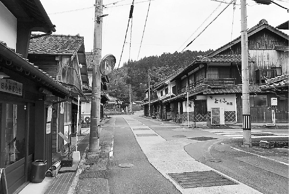 宿場町として栄えた佐々並市の町並み