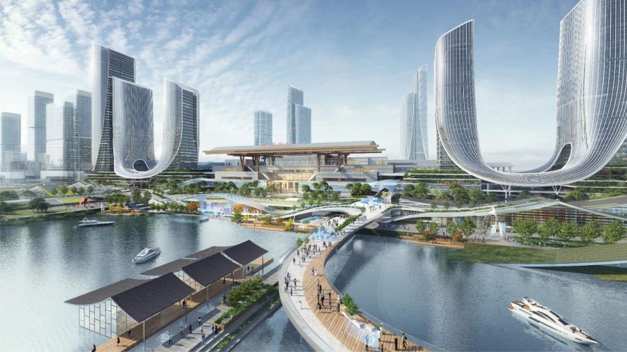 地所設計、中国蘇州北駅TOD複合開発コンペに当選
