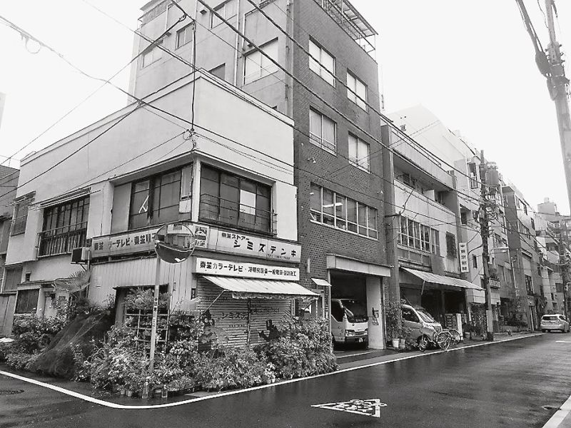 高層の共同住宅が目立つ徒蔵エリア