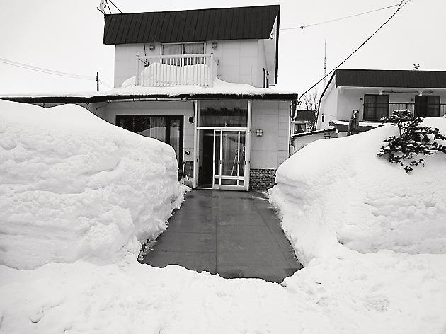 ホットペイブ工法による融雪装置
