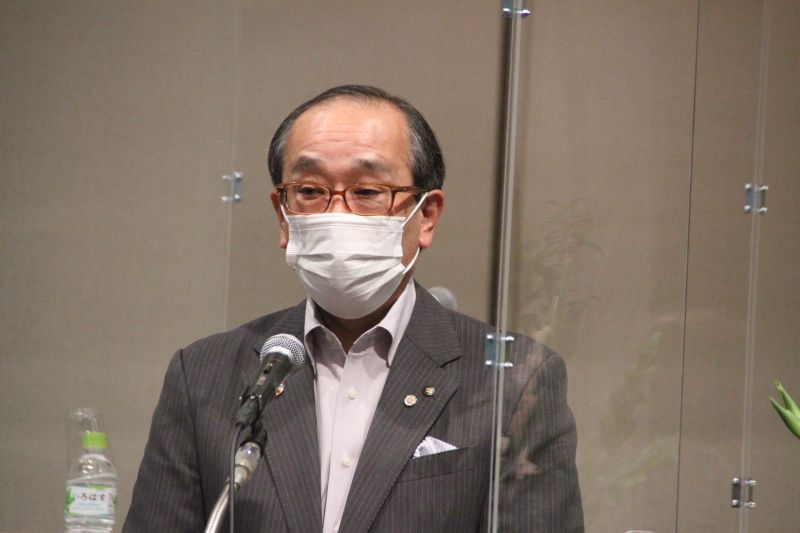 新会長の松井一實広島市長