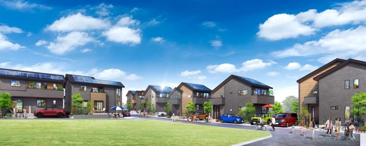 生産緑地の区画整理で価値向上 ZEH標準化も 住協、武蔵村山に無電柱化24区画