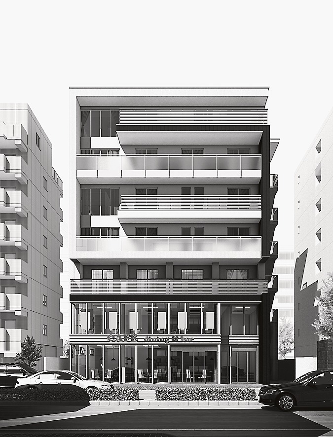 最大8階、主に4~6階建ての建築需要を想定