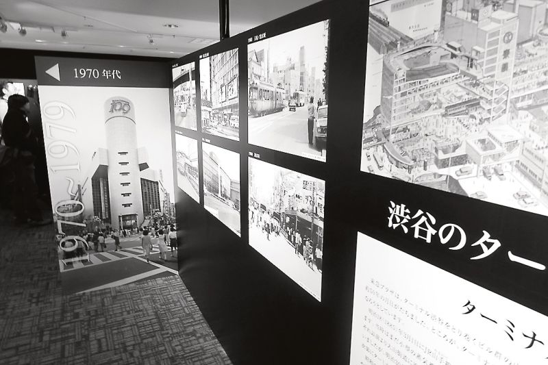 60年代の写真展示コーナー