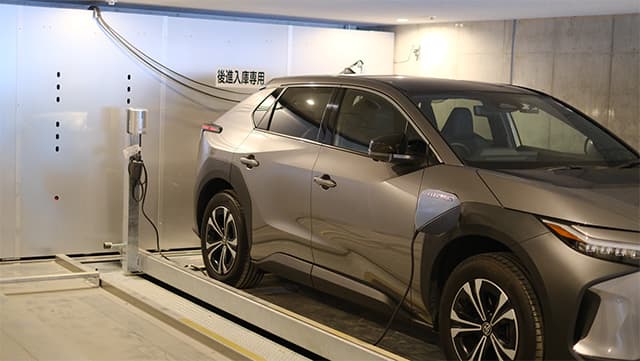 初の機械式駐車場設置へ メーカーと提携し新プラン テラチャージ
