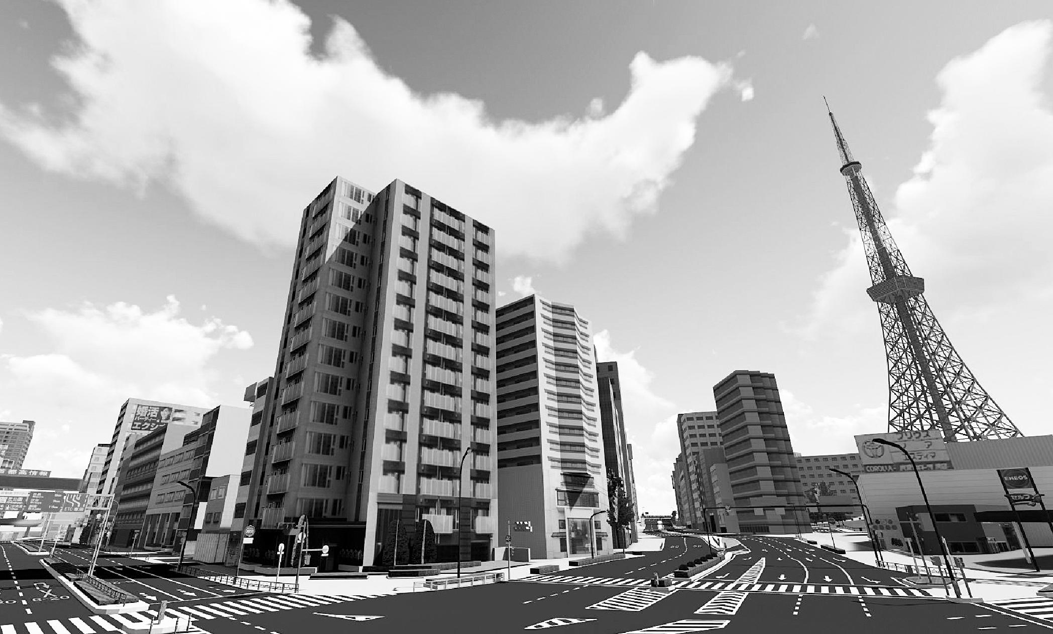 ３D地図（東京タワー周辺）