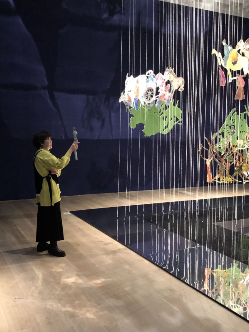 TikTokの配信風景(画像提供:森美術館)