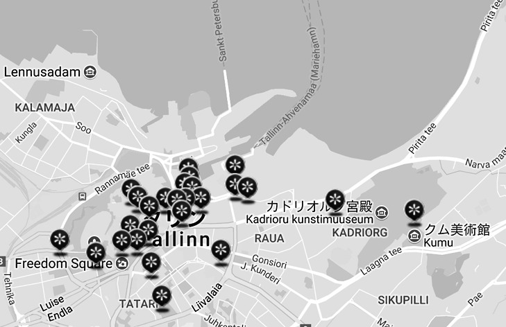 MIMOAの例(Google map)