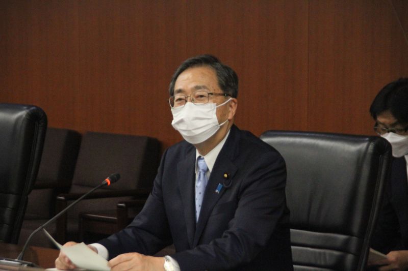 統計改革プランの実行を決意する斉藤大臣(8月10日の再発防止・検証タスクフォースで)