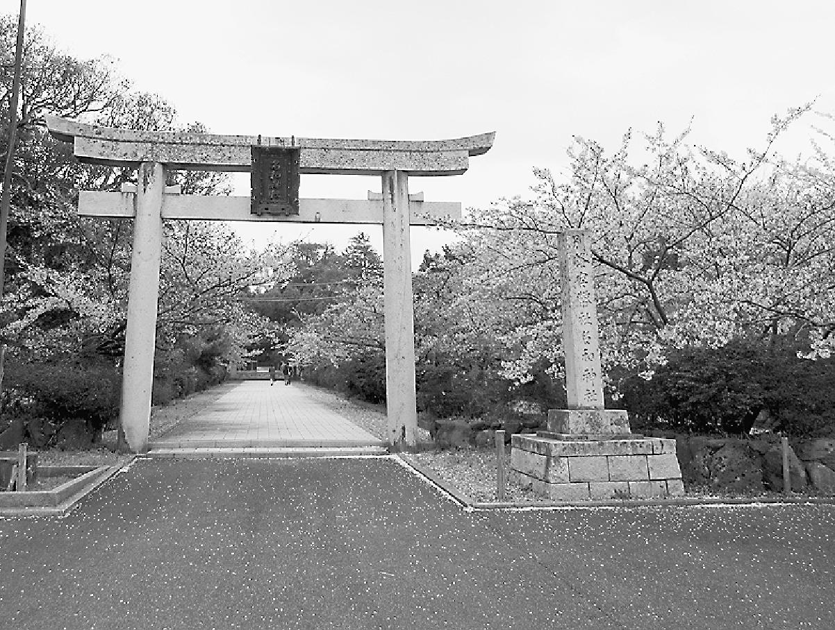 南北朝時代に活躍した豪族、名和氏の子孫が建てた名和神社