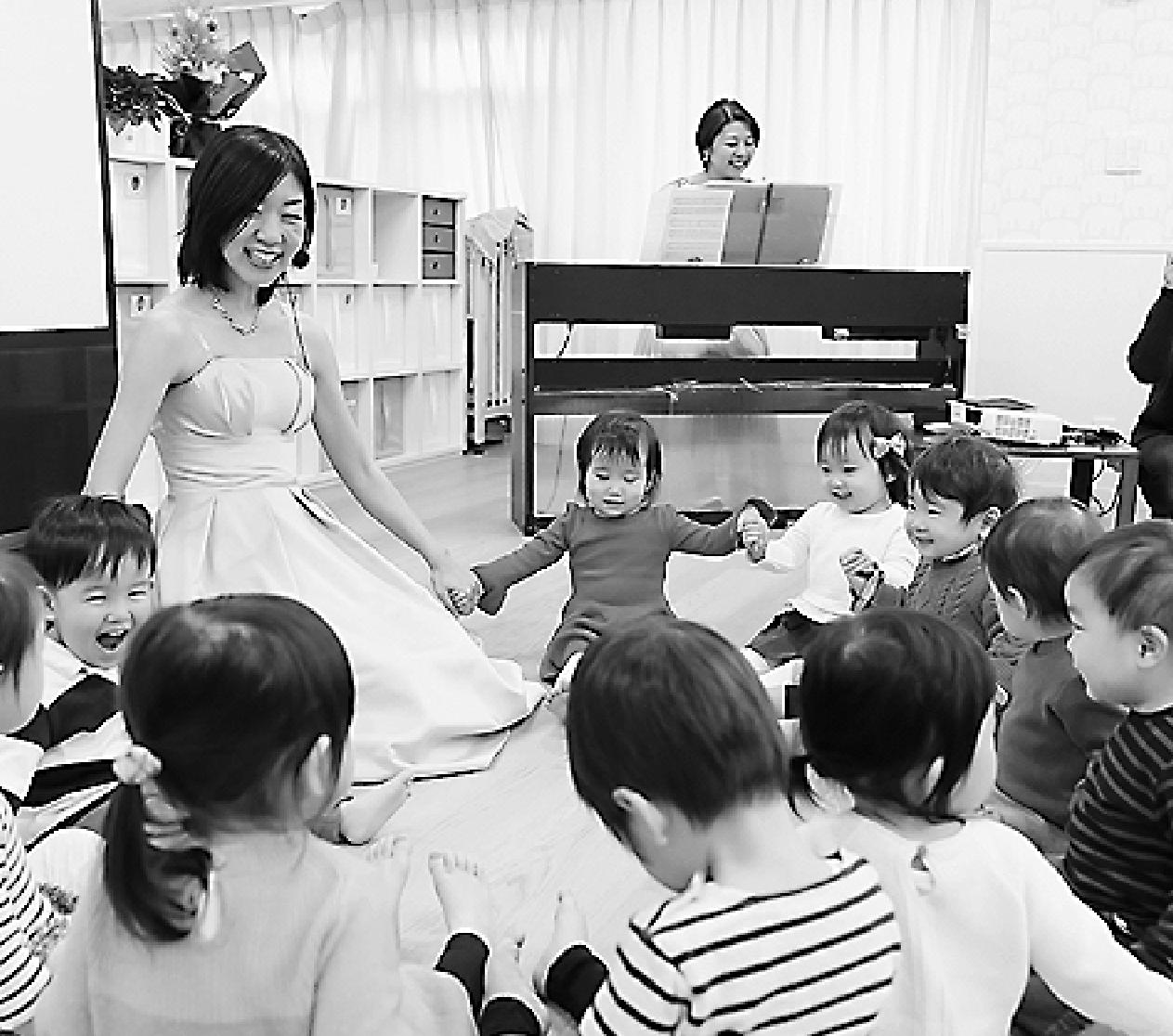 運営する保育園。人気の音楽教室「カリヨン」