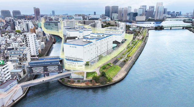 東京・越中島3.3haを大規模開発へ 倉庫業のヤマタネ