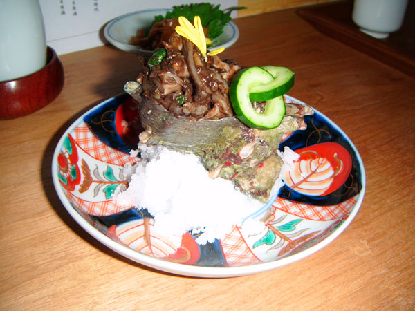 サザエの肝あえ