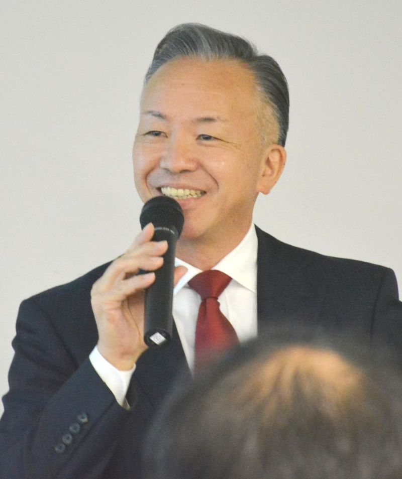 新サービスを説明する加藤社長